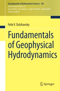 صورة الغلاف: Fundamentals of Geophysical Hydrodynamics 9783642310331