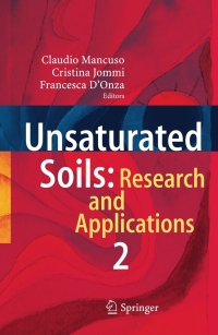 表紙画像: Unsaturated Soils: Research and Applications 1st edition 9783642313424