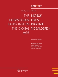 Cover image: The Norwegian Language in the Digital Age 1st edition 9783642313882