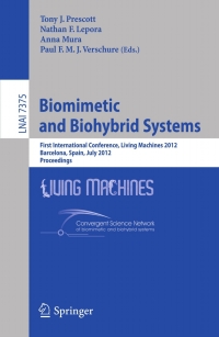 Imagen de portada: Biomimetic and Biohybrid Systems 1st edition 9783642315244