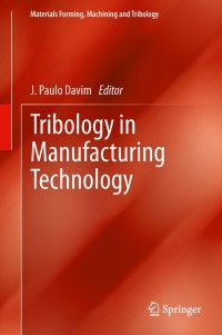 Titelbild: Tribology in Manufacturing Technology 9783642316821