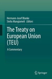 Cover image: The Treaty on European Union (TEU) 9783642317057