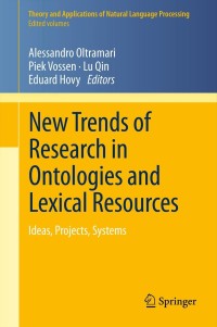 Omslagafbeelding: New Trends of Research in Ontologies and Lexical Resources 9783642317811