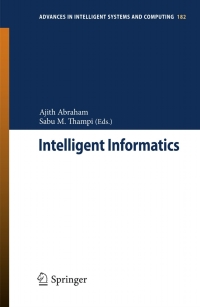 صورة الغلاف: Intelligent Informatics 9783642320620