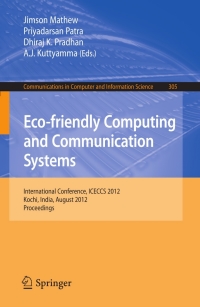 Imagen de portada: Eco-friendly Computing and Communication Systems 1st edition 9783642321115