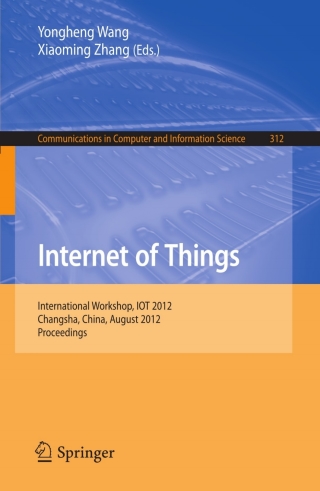 Cover image: Internet of Things 1st edition 9783642324260