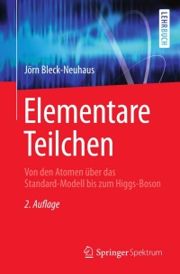 Imagen de portada: Elementare Teilchen 2nd edition 9783642325786