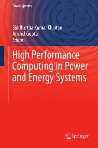 Omslagafbeelding: High Performance Computing in Power and Energy Systems 9783642326820