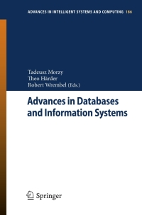 Imagen de portada: Advances in Databases and Information Systems 9783642327407