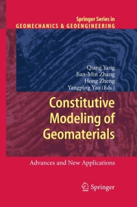 Cover image: Constitutive Modeling of Geomaterials 9783642328138