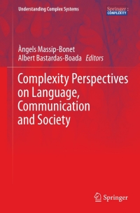 Cover image: Complexity Perspectives on Language, Communication and Society 9783642328169