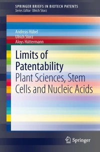 Cover image: Limits of Patentability 9783642328404