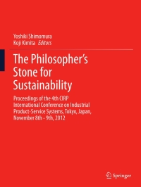 Cover image: The Philosopher's Stone for Sustainability 9783642328466