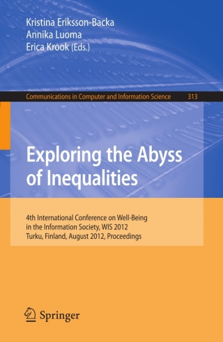 Cover image: Exploring the Abyss of Inequalities 1st edition 9783642328497