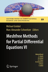 Titelbild: Meshfree Methods for Partial Differential Equations VI 9783642329784
