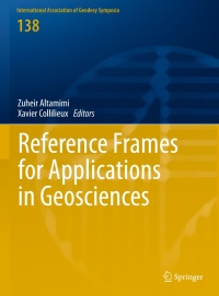 Cover image: Reference Frames for Applications in Geosciences 9783642329975