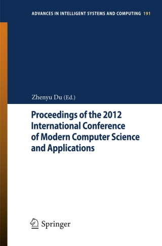 Cover image: Proceedings of the 2012 International Conference of Modern Computer Science and Applications 9783642330292
