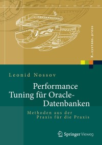 Imagen de portada: Performance Tuning für Oracle-Datenbanken 9783642330520