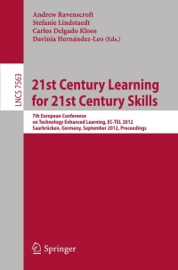 Cover image: 21st Century Learning for 21st Century Skills 1st edition 9783642332623