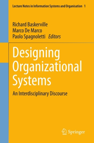 Cover image: Designing Organizational Systems 9783642333705