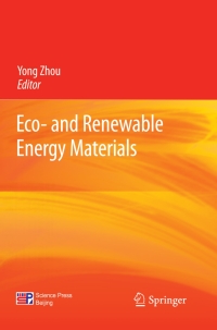 صورة الغلاف: Eco- and Renewable Energy Materials 9783642334962