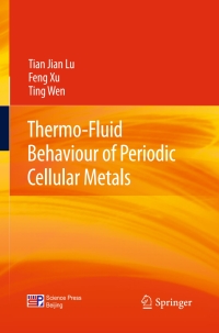 Cover image: Thermo-Fluid Behaviour of Periodic Cellular Metals 9783642335235