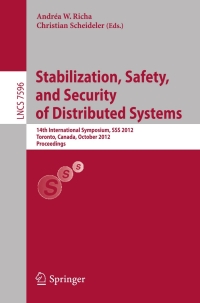 Cover image: Stabilization, Safety, and Security of Distributed Systems 1st edition 9783642335358