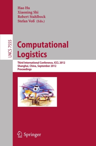 Cover image: Computational Logistics 1st edition 9783642335860