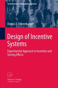 Cover image: Design of Incentive Systems 9783642335983