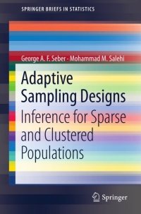 Cover image: Adaptive Sampling Designs 9783642336560