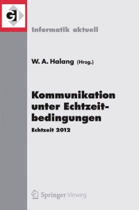 Imagen de portada: Kommunikation unter Echtzeitbedingungen 9783642337062