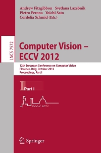 Cover image: Computer Vision – ECCV 2012 1st edition 9783642337178