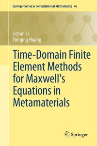 Cover image: Time-Domain Finite Element Methods for Maxwell's Equations in Metamaterials 9783642337888
