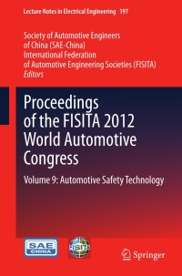 Cover image: Proceedings of the FISITA 2012 World Automotive Congress 9783642338045