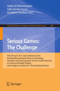Cover image: Serious Games: The Challenge 1st edition 9783642338137