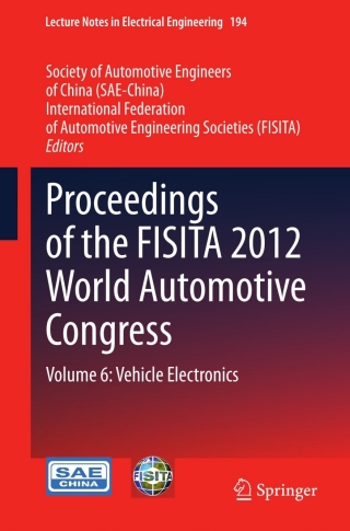 Cover image: Proceedings of the FISITA 2012 World Automotive Congress 9783642338281