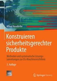 Cover image: Konstruieren sicherheitsgerechter Produkte 5th edition 9783642338892