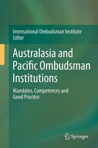 Titelbild: Australasia and Pacific Ombudsman Institutions 1st edition 9783642338953