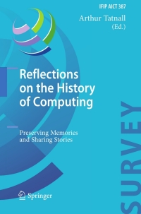 Cover image: Reflections on the History of Computing 1st edition 9783642338984