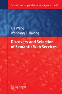 Cover image: Discovery and Selection of Semantic Web Services 9783642339370