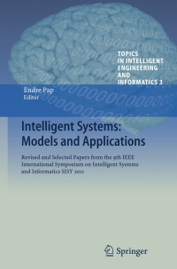 Cover image: Intelligent Systems: Models and Applications 9783642339585