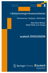 Omslagafbeelding: Biotechnologie-Kommunikation 1st edition 9783642339936