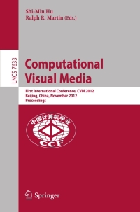 Cover image: Computational Visual Media 1st edition 9783642342622
