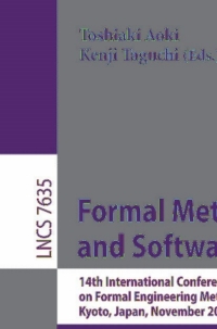 Cover image: Formal Methods and Software Engineering 1st edition 9783642342806