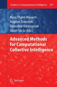 Cover image: Advanced Methods for Computational Collective Intelligence 9783642342998