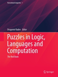 Imagen de portada: Puzzles in Logic, Languages and Computation 9783642343773
