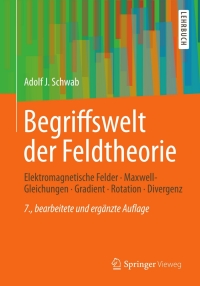 Cover image: Begriffswelt der Feldtheorie 7th edition 9783642345654