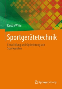 表紙画像: Sportgerätetechnik 9783642347016