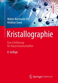 Cover image: Kristallographie 8th edition 9783642348105