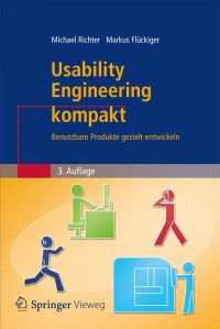 Cover image: Usability Engineering kompakt 3rd edition 9783642348310